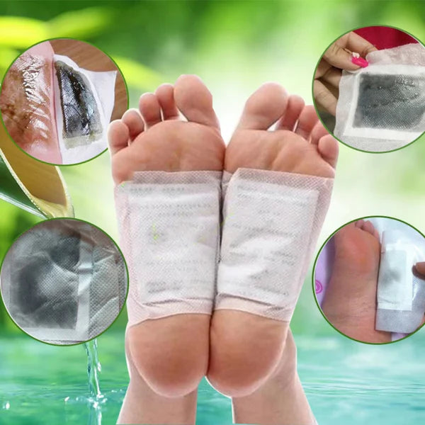 Adesivo de Desintoxicação Natural para Pés + 20 peças Brinde primeiros 50 pedidos!