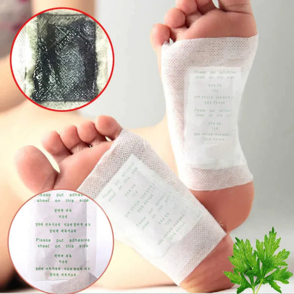 Adesivo de Desintoxicação Natural para Pés + 20 peças Brinde primeiros 50 pedidos!