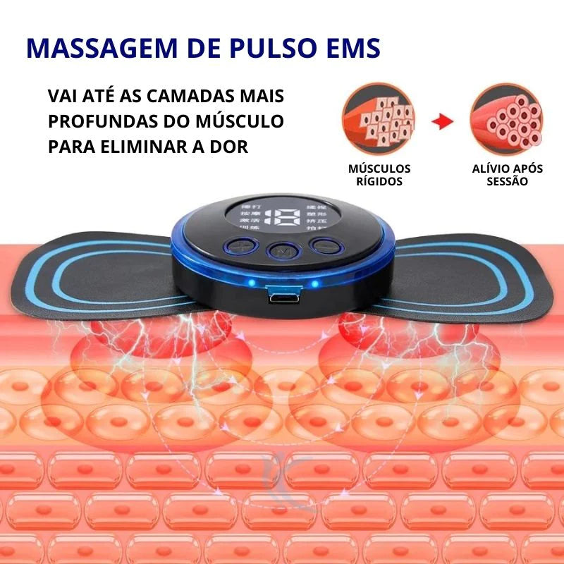 Massageador Terapêutico DoctorPlus® Para Dores e Inchaços + Óculos TR90